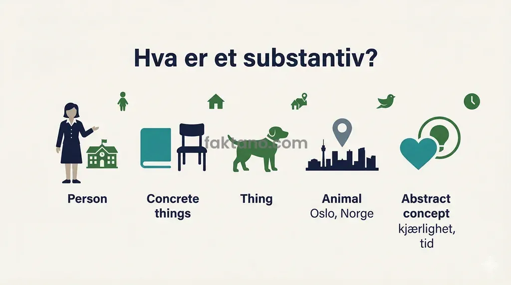 Hva er et substantiv? Definisjon, kjønn og bøyning